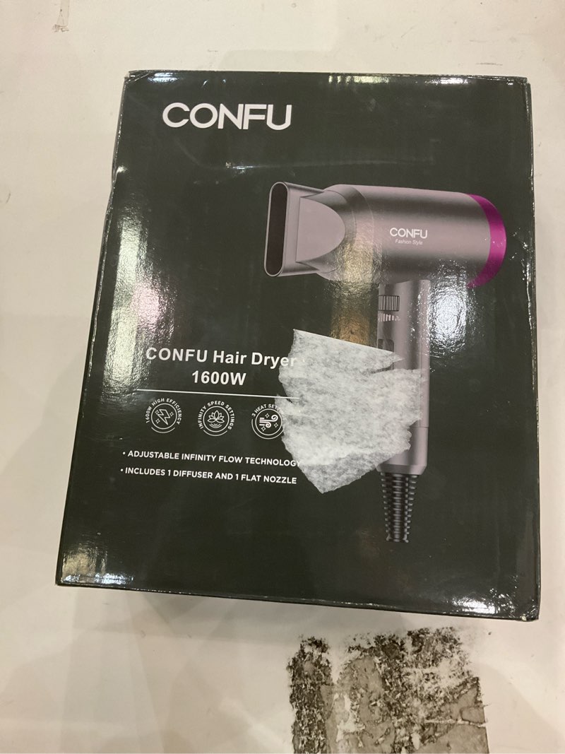 Ionic Hair Dryer Confu 1600w Professional Hair Dryer For Hair Care