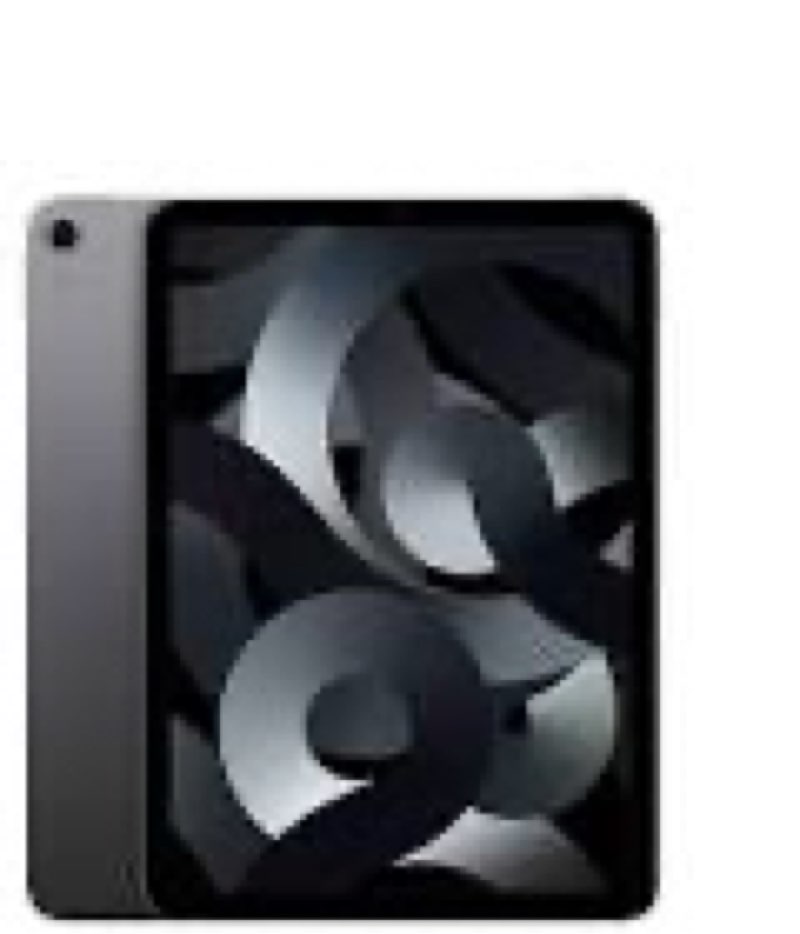 apple early 2022 ipad air 5th gen, 10.9-inch, wi-fi, 64gb, space gray (renewed)