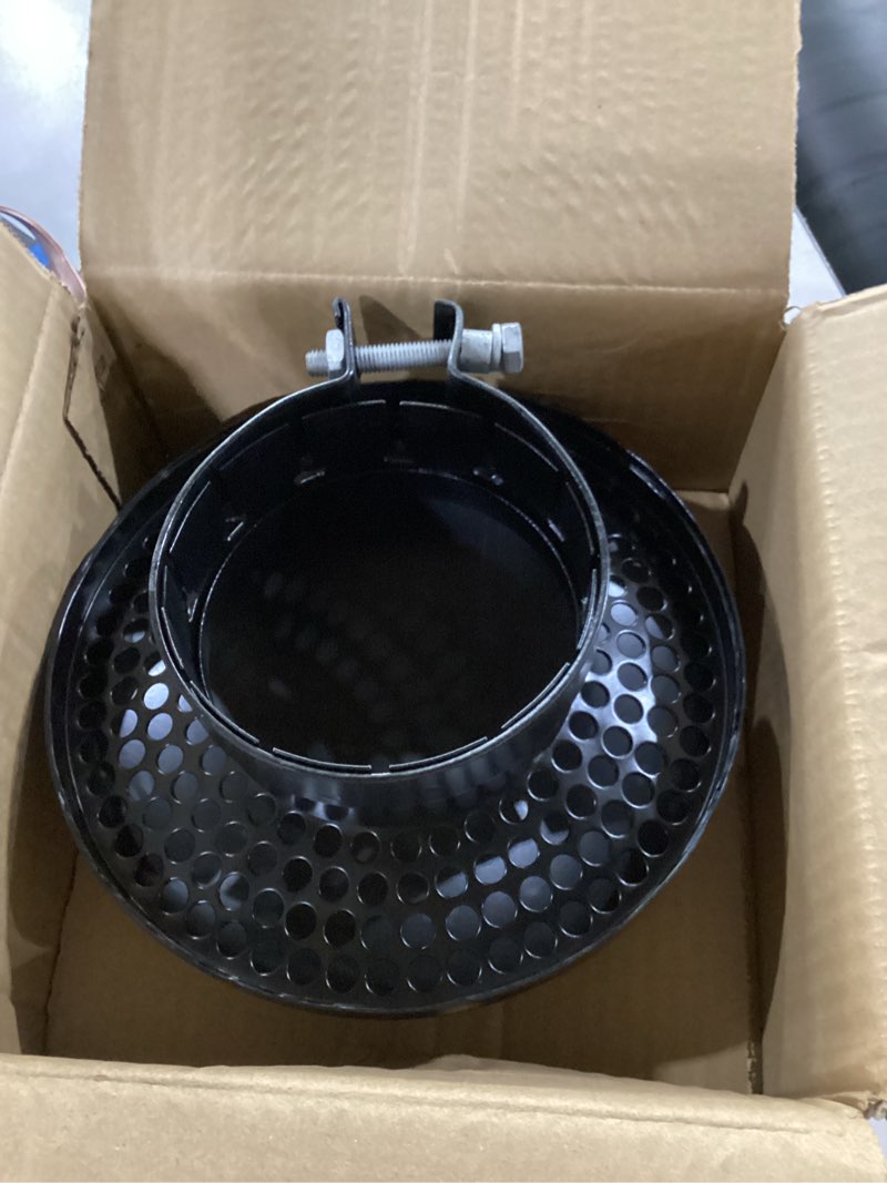 Condition photo showing Good Condition for 2-1/2" air cleaner rain cap compatible with zero turn lawn mowers, small equipment, stump grinders, & chippers