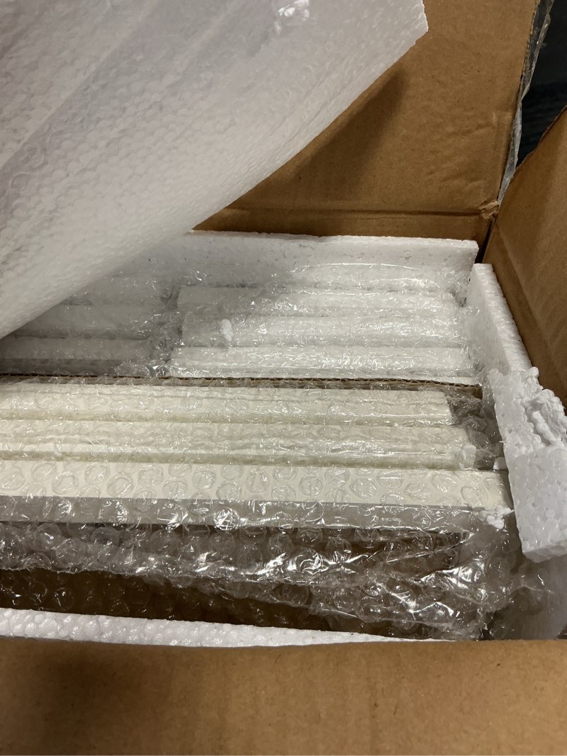 Condition photo showing Good Condition for ray & chow white gallery wall picture frames kit,set of 11 frames,solid wood and glass window,made to display 8x10 5x7 without mat or 5x7 4x6 pictures with mat,hanging hardware included