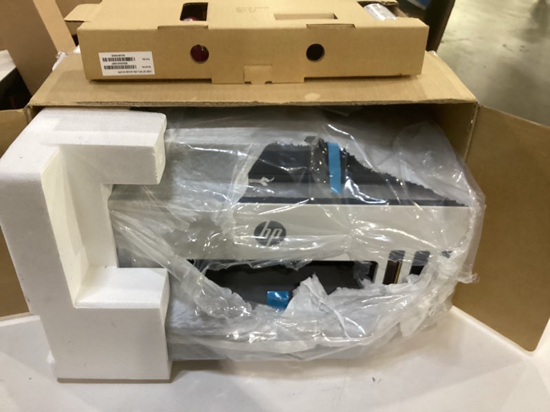 Condition photo showing As Is for not tested**** hp smart tank 7301 wireless all-in-one ink tank printer, scanner, copier with 2 years of ink included, best-for-home office, cartridge-free refillable, ai-enabled (28b70a)