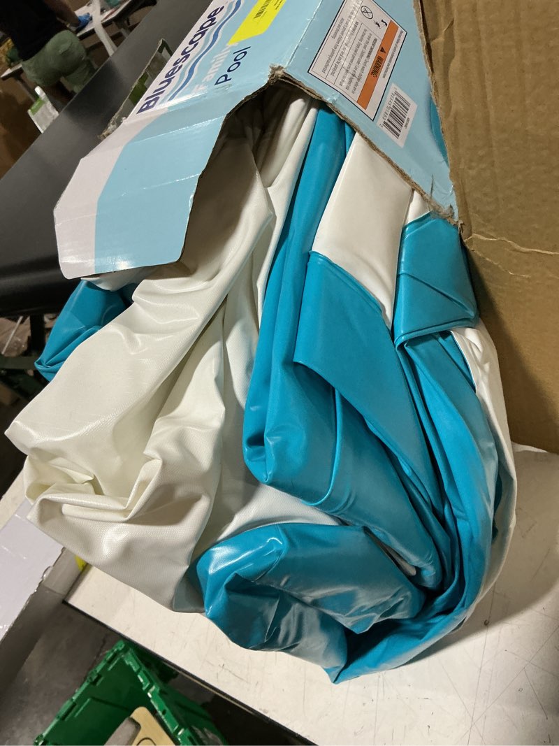 Condition photo showing Good Condition for bluescape 10ft rectangular family inflatable swimming pool for ages 6 and up