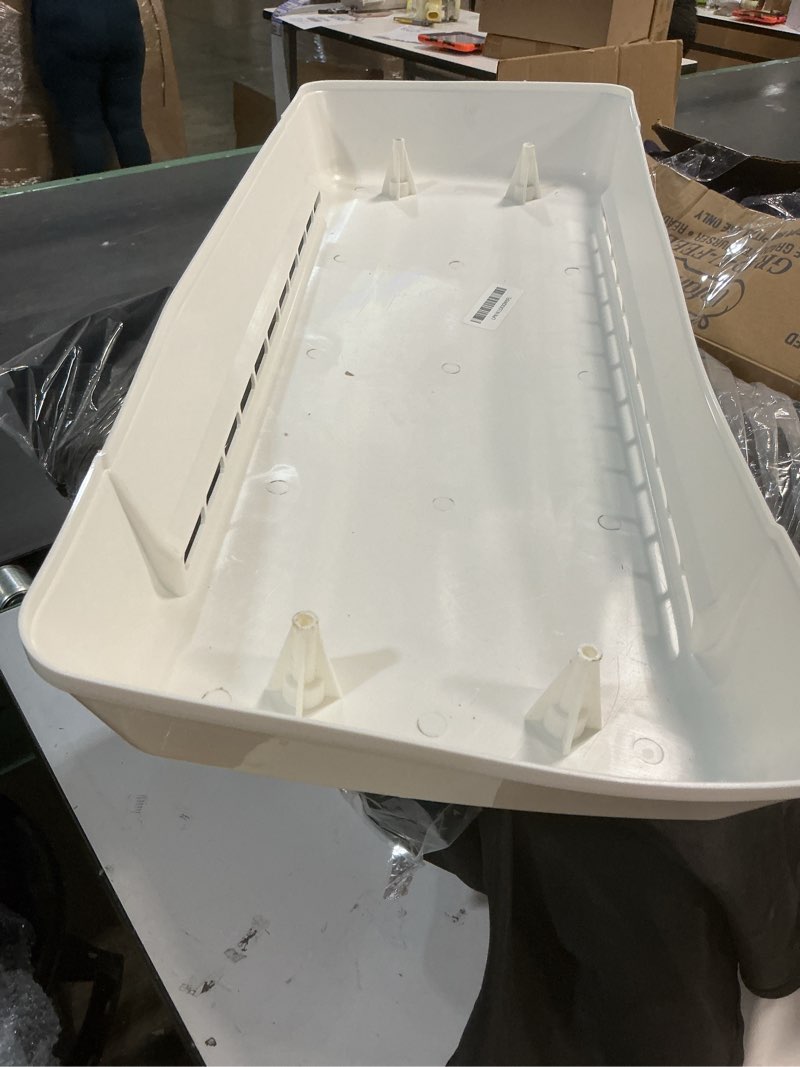 Condition photo showing As Is for RV Roof Refrigerator Vent Cover 65528 Replacement for Ventmate 65528 Dometic White Refrigerator Vent Cover
