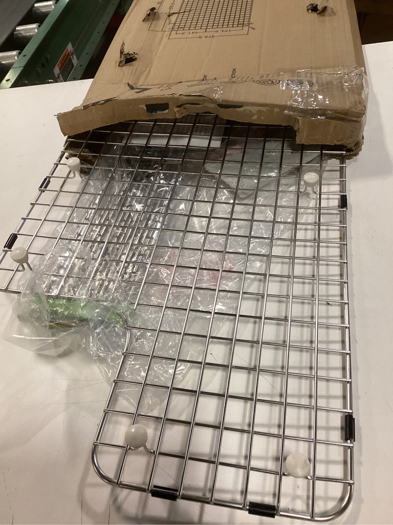 Condition photo showing Good Condition for S-VERA New Sink Rack Compatible with Kohler K 6488 and K 6489 - Protector for Whitehaven Sink (ONE Piece) - Gifts: Big Drying Rack 21" and Additional Rubber Protectors