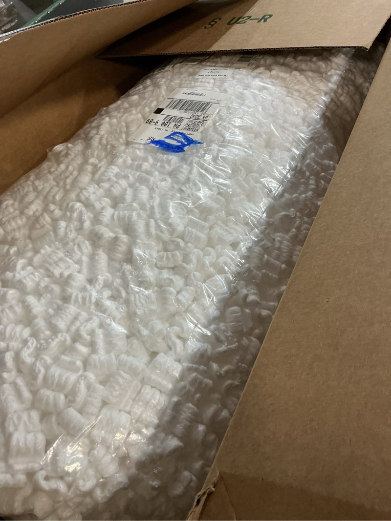 Condition photo showing New/Like New for box usa white styrofoam packing peanuts (7 cubic feet) - bulk loose fill packing peanuts for shipping, moving, and packing. reusable and recyclable
