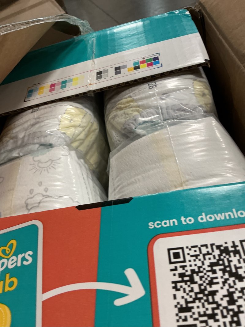 Condition photo showing New/Like New for pampers swaddlers sensitive disposable diapers - size 1 - 164ct: 8-14 lbs, with aloe, paraben-free, wetness indicator