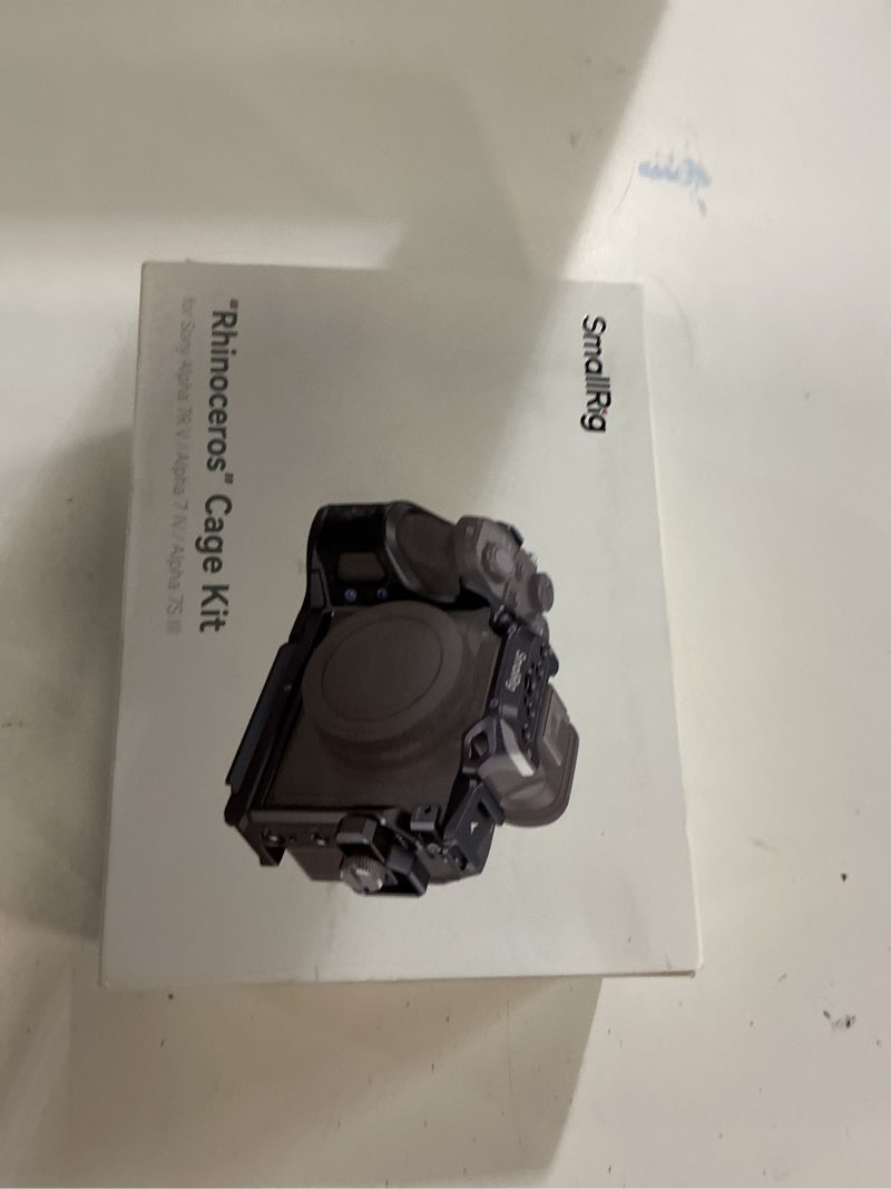 Condition photo showing New/Like New for smallrig cage kit w/cable clamp for sony alpha 7r v/alpha 7 iv/alpha 7s iii, camera cage w/multiple accessory mounting points, built-in quick-release plate for arca-swiss - 4308