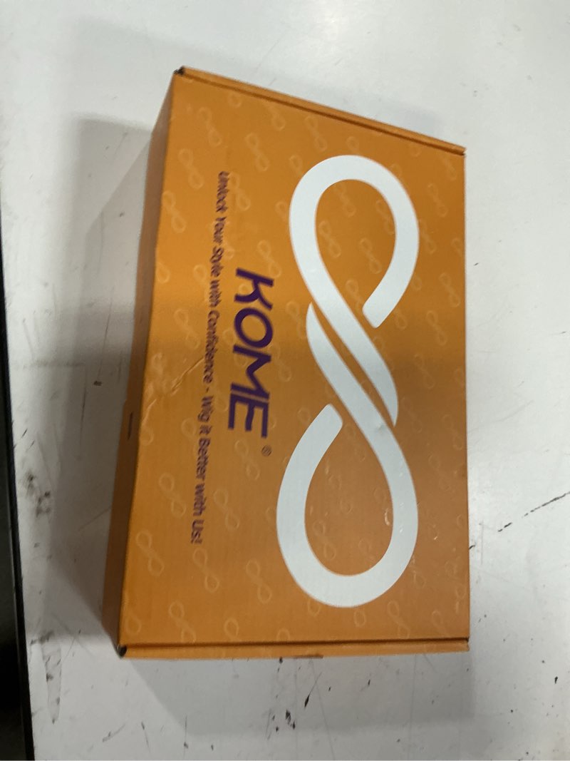 Condition photo showing New/Like New for kome blonde synthetic lace front wig,13x4 hd lace layered wave glueless wigs for women daily use 26in