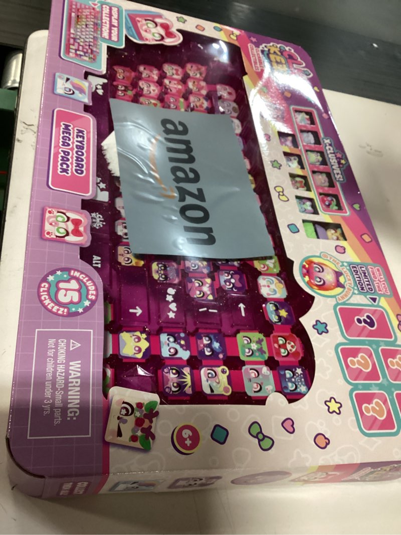 Condition photo showing Good Condition for Clickeez Keyboard Mega Pack - The Ultimate Starter Set | Includes Storage Keyboard & 15 with Exclusive Mega Pack Characters | Clickable Collectibles | Ages 6+