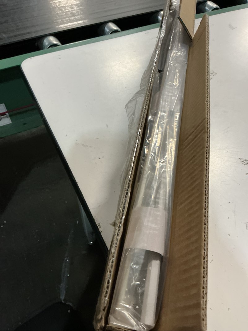 Condition photo showing New/Like New for lazblinds no tools no drill cordless aluminum mini blinds, 100% privacy s-curve blinds for windows, room darkening horizontal window blinds and shades for home, 46" w x 64" h, white white 46" w x 64" h