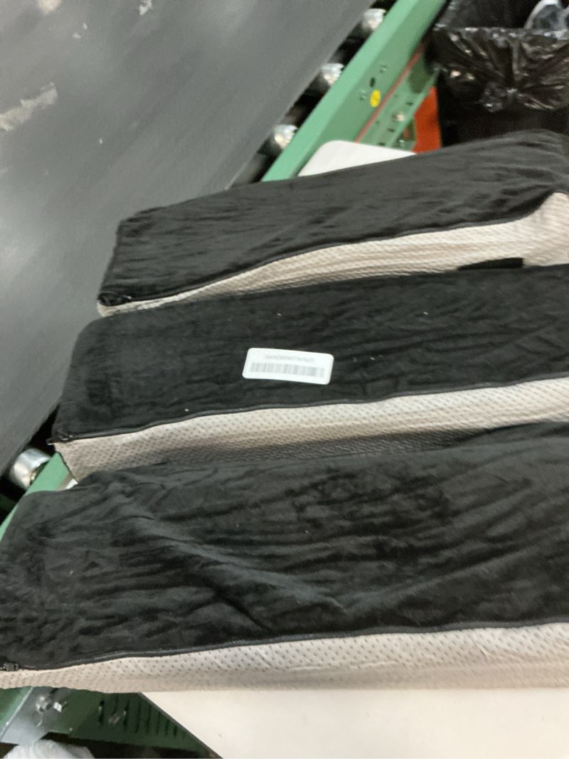 Condition photo showing As Is for Foot Rest for Under Desk at Work, Adjustable Footrest for Office Chair & Gaming Chair,Ergonomic Footrest Pillow Desk Foot Stool with Washable Cover for Home, Airplane, Travel (Black)