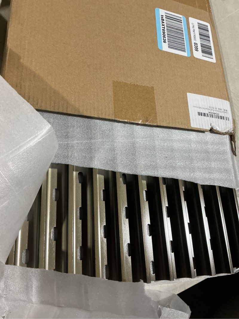Condition photo showing Good Condition for bac772 18.25''x11.5'' sear grate grill accessory, reversible grill grate compatible with most grills, aluminum sear grate with non-stick, competition level sear marks capture flavor and moisture