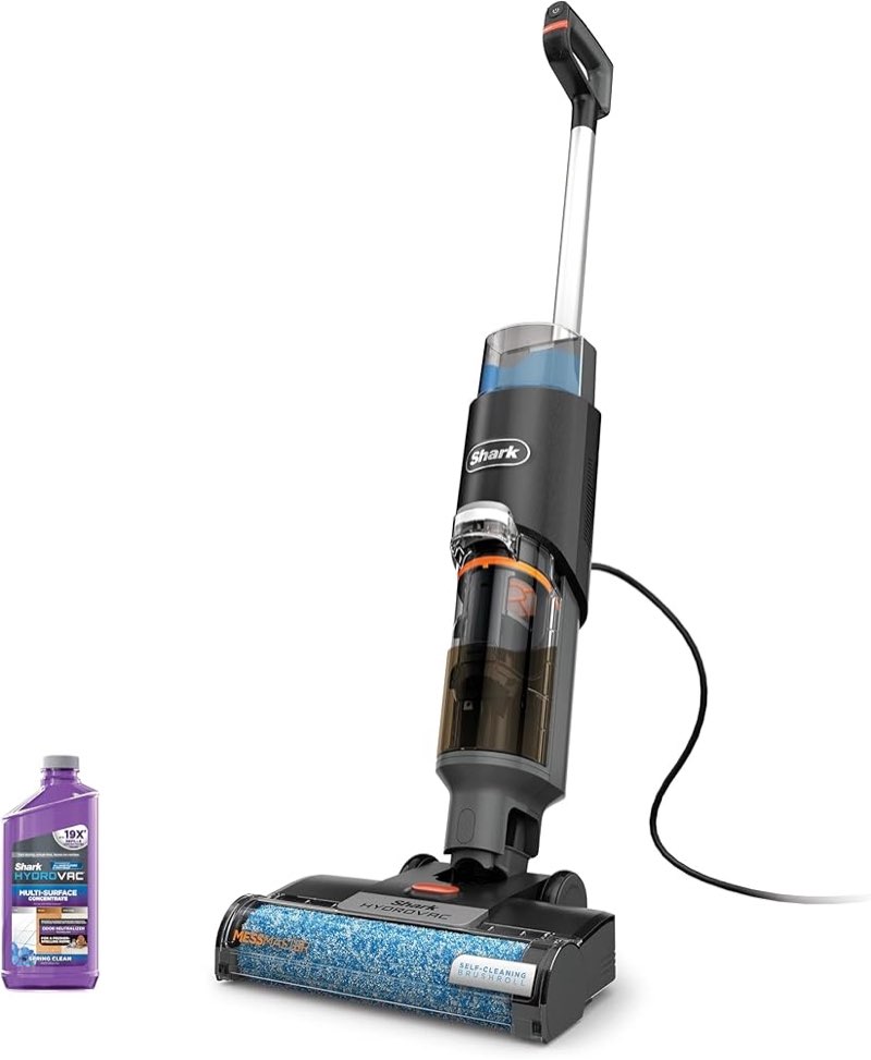 SHARK WD160 HydroVac MessMaster XL 3-in-1 Vacuum, Mop & Self-Cleaning System for Multi-Surface Clean