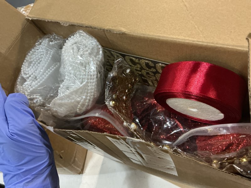 Condition photo showing New/Like New for thiccywoov 50 pcs glitter roses bouquet graduation artificial rose diy flower bouquet kit flower wrapping paper 3d butterflies crowns for mom mother teacher birthday (red) red 50