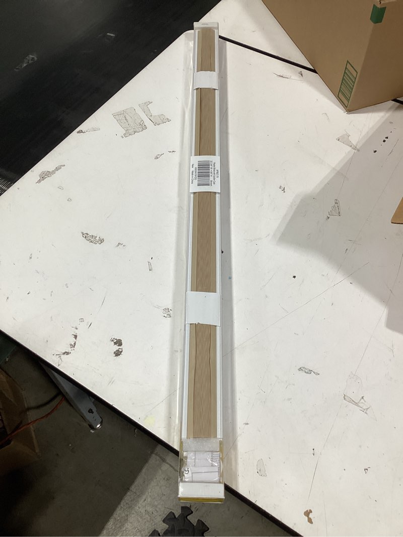 Condition photo showing Good Condition for lazblinds tool-free cordless pleated shades with suction cups light filtering top down bottom up pleated blinds for window size 35" w x 64" h, brown brown 35" w x 64" h