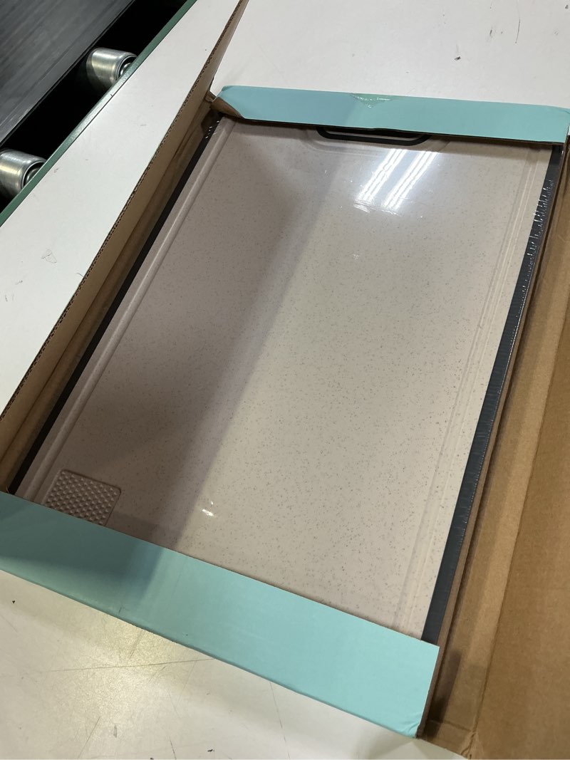 Condition photo showing New/Like New for sumzzz titanium cutting board for kitchen, non toxic 2-in-1 cutting board double sided food grade pure titanium, knife friendly easy to clean large size 15”×10.3”