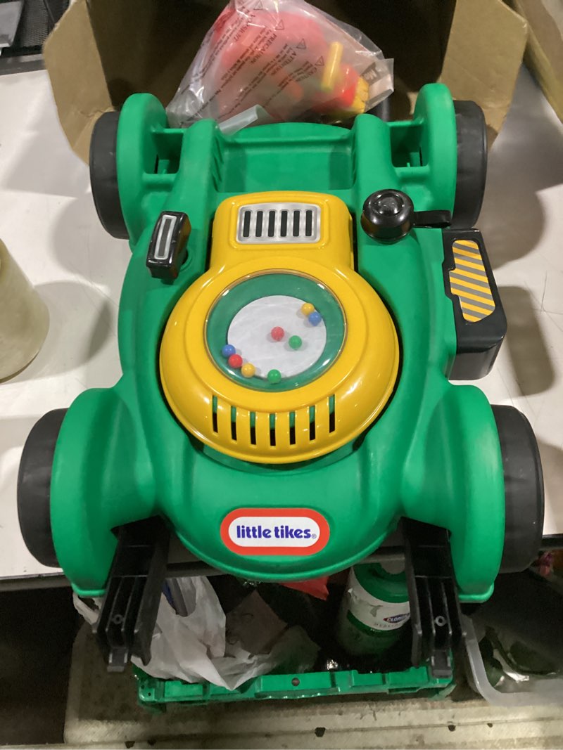 Condition photo showing Good Condition for little tikes gas 'n go mower kids toys for toddlers boys girls age 18 months and older, indoor outdoor push gardening summer toy gifts for birthday