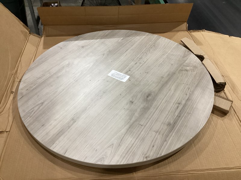 Condition photo showing Good Condition for flash furniture topguard 36" round outdoor tabletop, gray gray faux concrete 36"