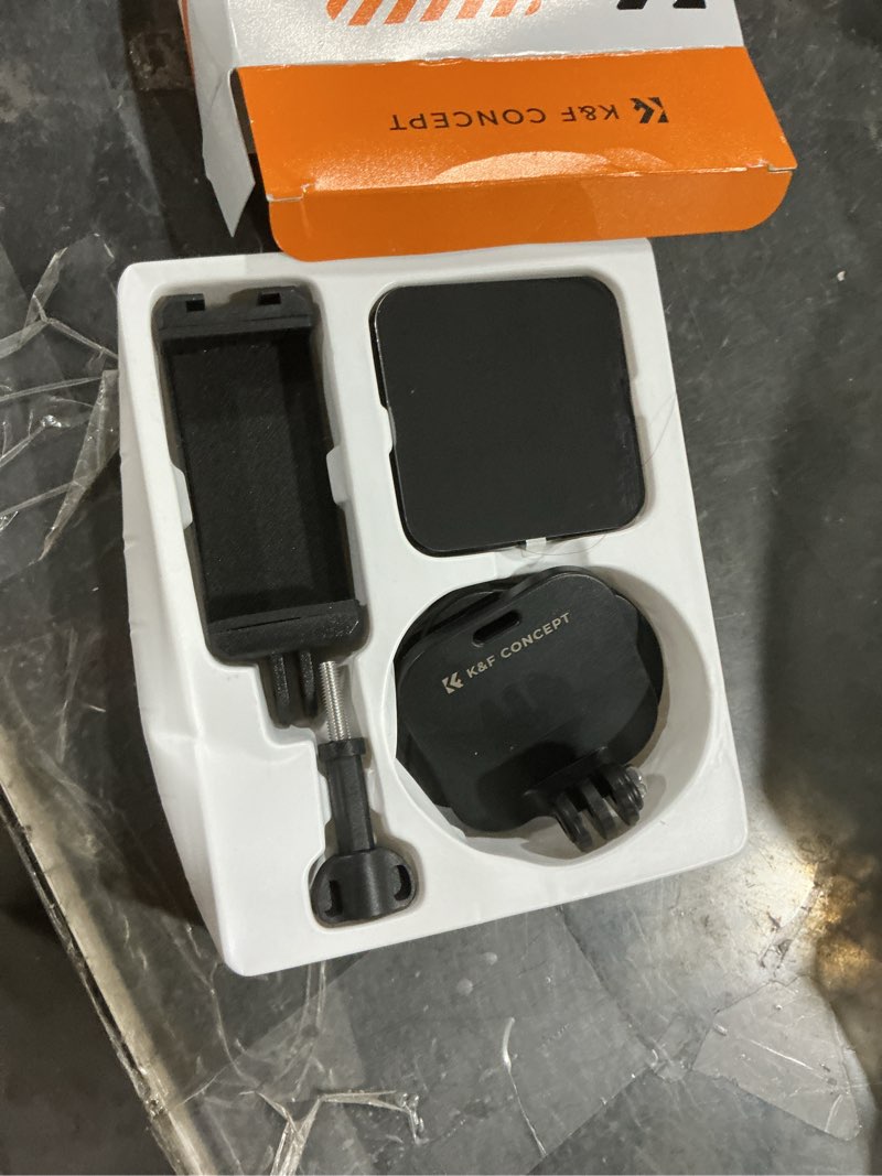 Condition photo showing Good Condition for k&f concept magnetic action camera chest mount for gopro hero 13/12/11/10/9 black, dji osmo action 5 pro/4/3/2 and more action camera, pov neck mount with adjustable neck strap lanyards