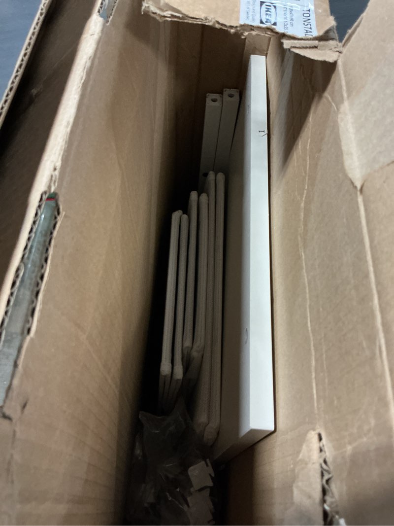 Condition photo showing As Is for TONSTAD 6-drawer dresser, off-white, 47 1/4x18 1/2x35 7/8 "