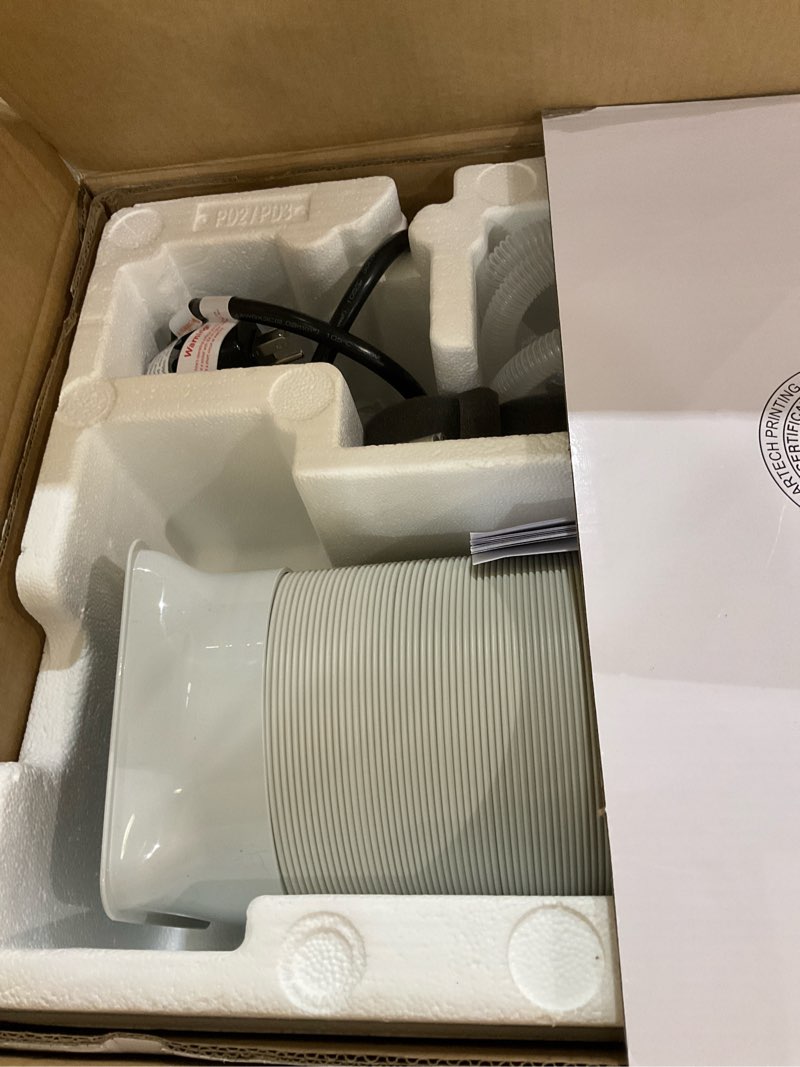 Condition photo showing As Is for 14,000 btu portable air conditioner cools up to 700 sq.ft, 3-in-1 energy efficient portable ac unit with remote control & installation kits for large room, campervan, office, temporary space