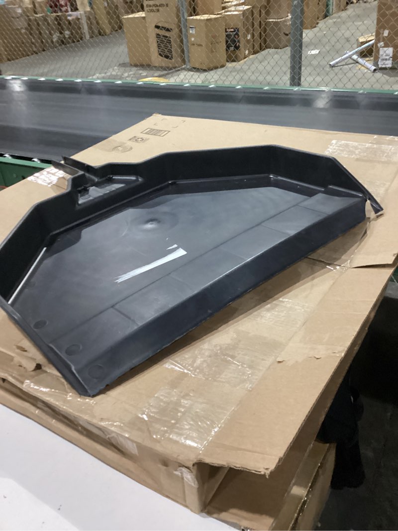 Condition photo showing As Is for Emsco Group Enormous Yard & Garage Dust Pan – 24-Inch Mouth – Lightweight, Durable – Clip-On Features Ultimate Yard and Utility Pan