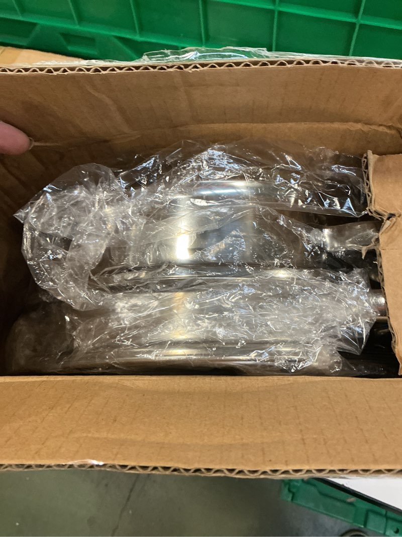 Condition photo showing Good Condition for Steamer for Cooking, 5.0 Quarts Stainless Steel Steamer Pot, 2-Tier Food Steam Pots with Lid for Cooking Vegetables, Seafood, Soups, Stews and Pasta, 11 x 6.1 inch 11" - 2 tier