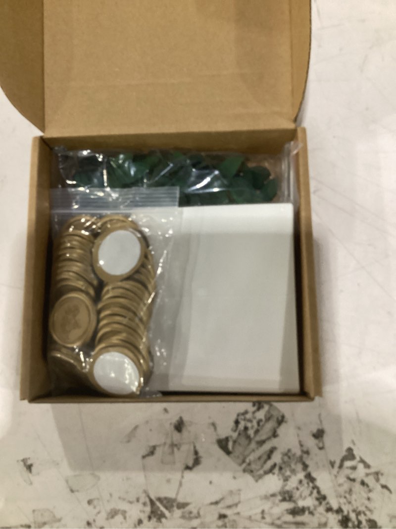 Condition photo showing New/Like New for 50 set printable place cards with wax seal and dried flowers, 2" x 3.5" table name tent cards for wedding table setting placecards for dinner party(gold seal,eucalyptus) gold seal eucalyptus