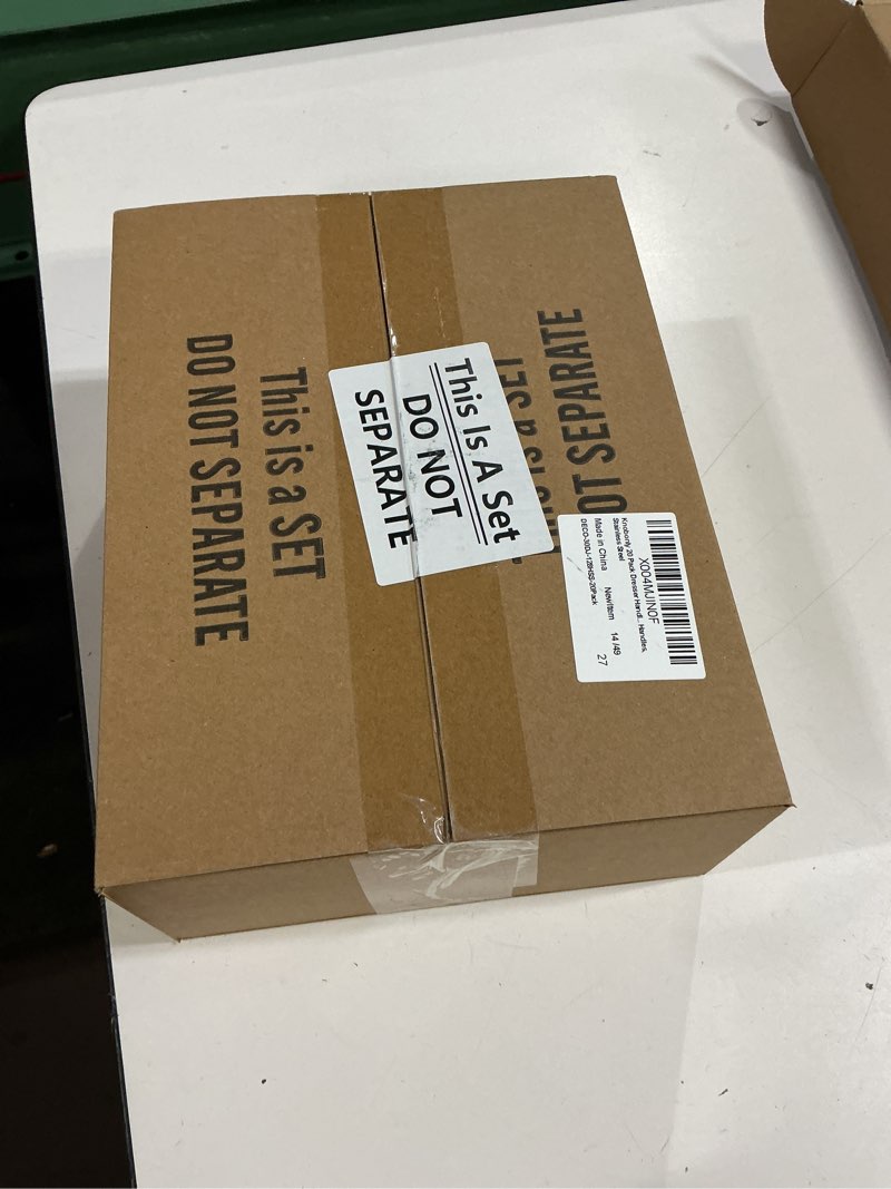 Condition photo showing New/Like New for Knobonly 20 Pack Dresser Handles, Cabinet Pulls Brushed Nickel, 5 inch (128mm) Hole Center Kitchen Cabinet Handles, Stainless Steel 20 5” (128mm)