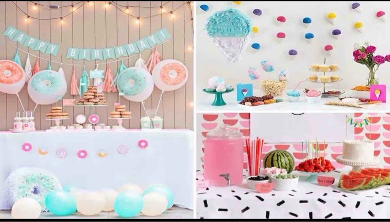 assorted celebration/decoration supplies (may include a variety of styles, colors, and themes)