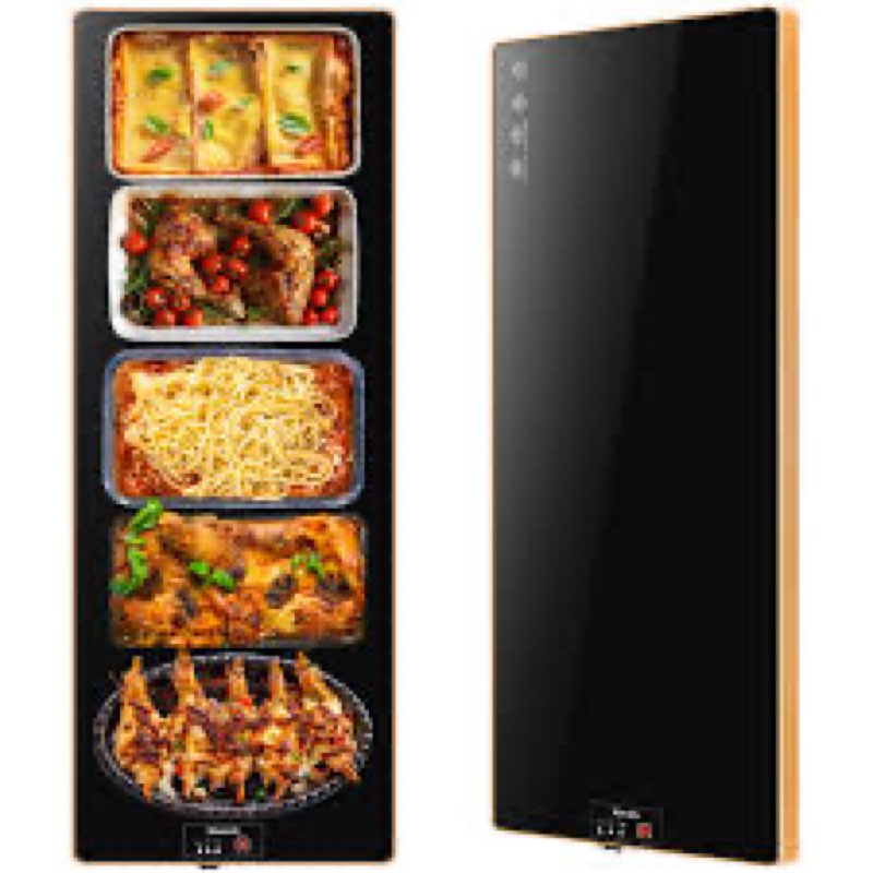 electric warming tray?extra long 40”x12”??food warmer with thermostat and full surface heating?food 