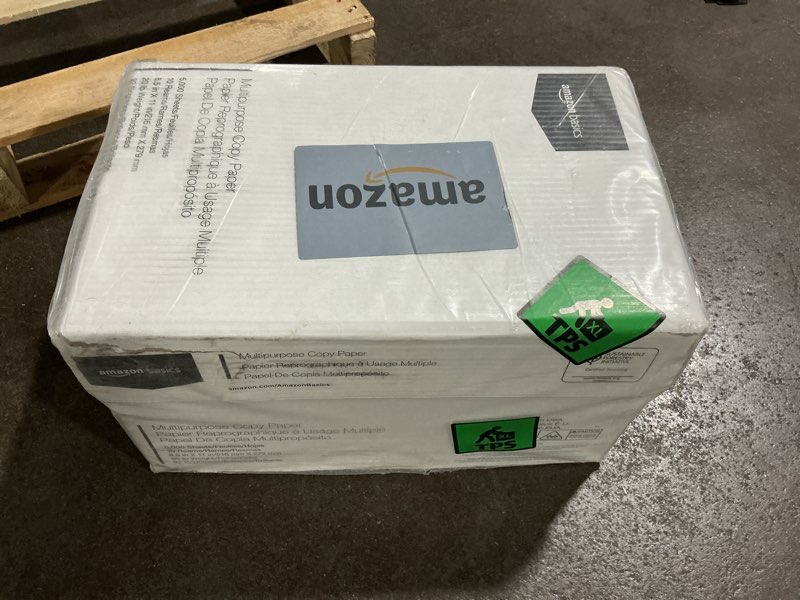 Condition photo showing New/Like New for Amazon Basics Multipurpose Copy Printer Paper, 8.5" x 11", 20 lb, 10 Reams, 5000 Sheets, 92 Bright, White
