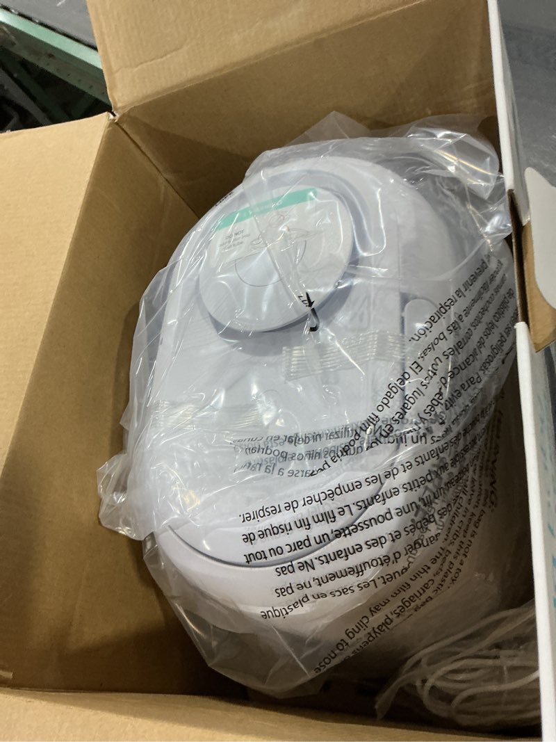 Condition photo showing As Is for Frida Baby 3-in-1 Cool Mist Humidifier for Large Rooms, Top Fill Humidifier for Bedroom, Allergy Relief, 60 Hour Runtime + Nightlight, Auto Shut-Off, Quiet, Carry Handle, Essential Oil Diffuser 0.6 Gallon Tank