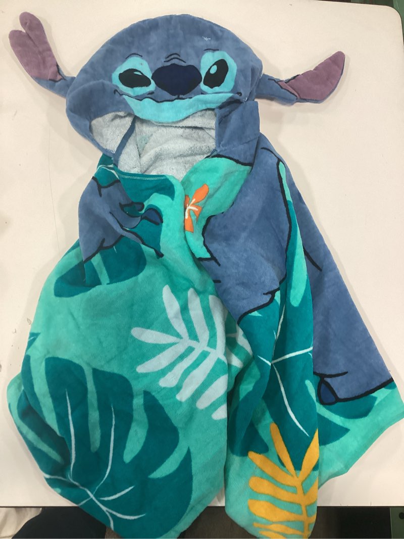 Condition photo showing As Is for hooded stitch bath towel