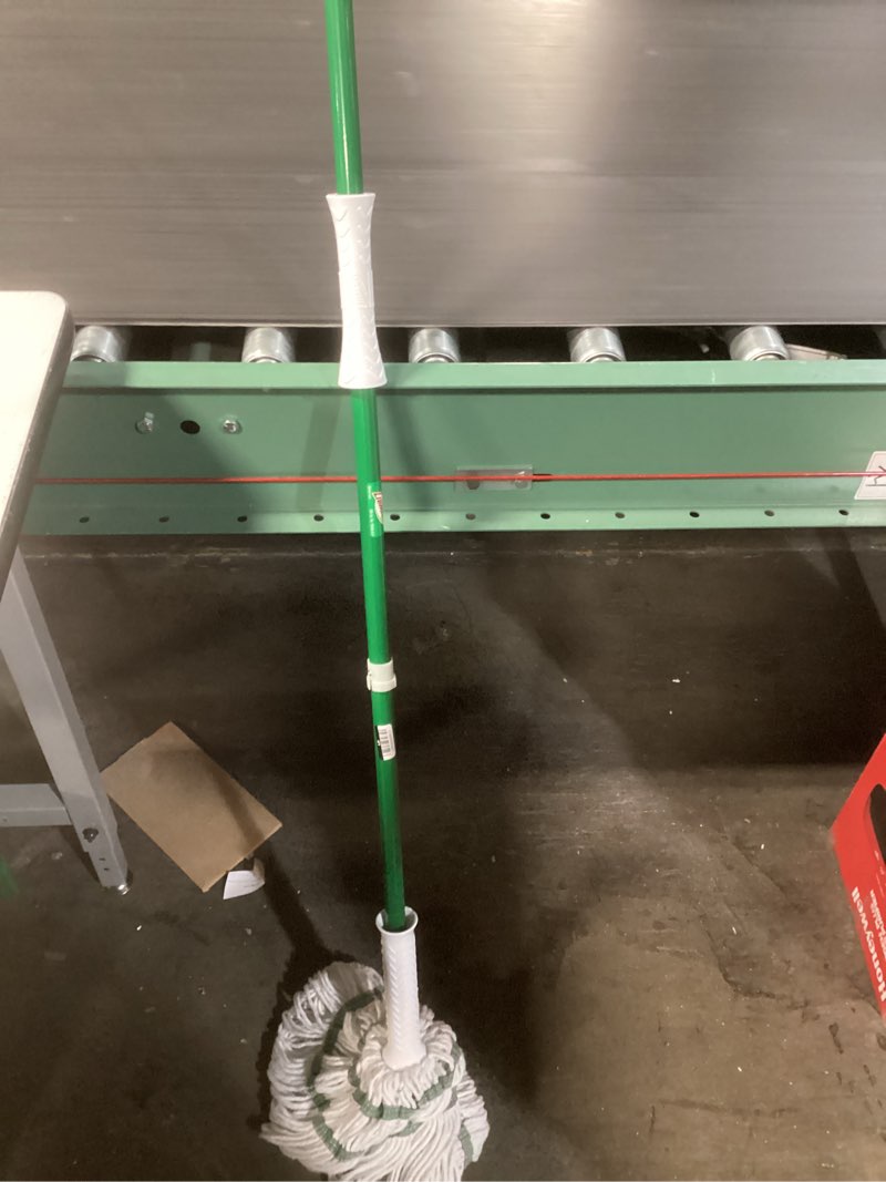 Condition photo showing New/Like New for libman tornado mop with 1 refill | self wringing | cotton head | twist mop | machine washable | 2 total self wring mop heads