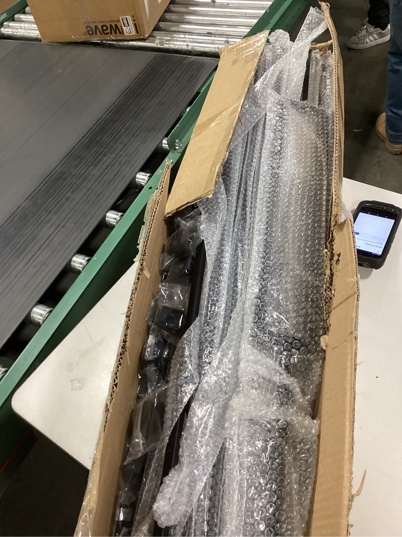Condition photo showing New/Like New for Iron Balusters for Staircases, 16 Pack Wrought Iron Balusters, Metal Stair Balusters Stair Spindles, Staircase Baluster W/ 32 Pack Baluster Shoes (8 Straight +8 Single Rectangle)
