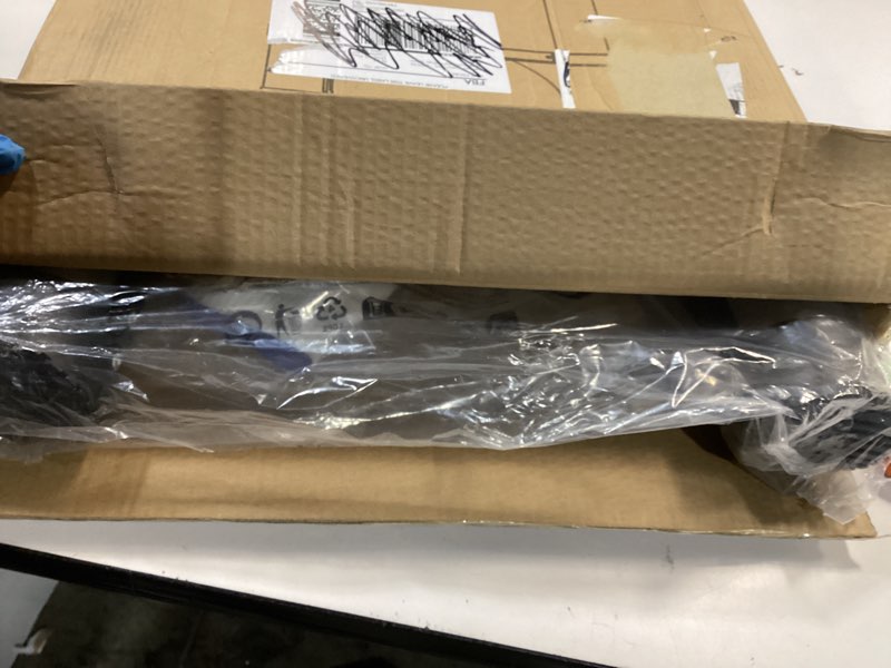 Condition photo showing New/Like New for Telescoping Ladder, SocTone 12.5 FT Aluminum Lightweight Extension Ladder with 2 Triangle Stabilizers, Heavy Duty 330lbs Max Capacity, Multi-Purpose Collapsible Ladder for RV or Outdoor Work 12.5FT