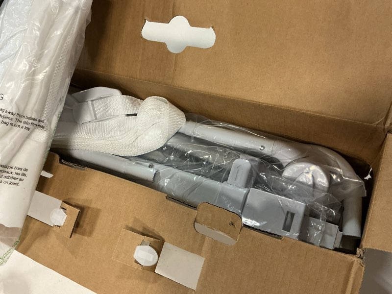 Condition photo showing Good Condition for ComfyBumpy Premium Adjustable Bed Rail for Toddlers, Swing-Down Safety Guard, Height Adjusts 24.4"–32.3" H, 35.5" Regular Length, Sturdy Steel & Breathable Mesh, for Twin, Full & Queen, White, 1-Pack White 35.5"L × 24.4"–32.3"H (Adjustable) | 1-Pack