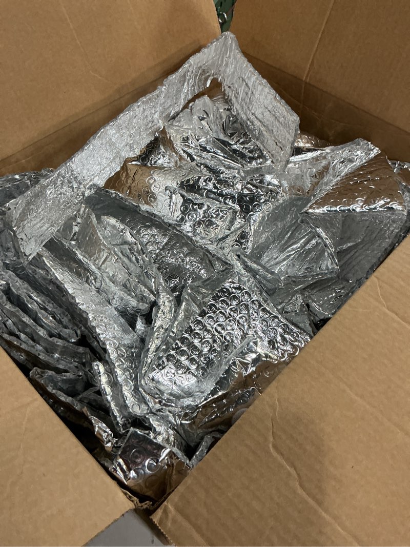 Condition photo showing As Is for MPRAPA Reflective Double Bubble Aluminum Foil Sheet , 6MM Window Or Wall Insulation for Keep Heat Reflective Fireproof B2 Thermal Insulation Roll for Winter Weatherproof Attics(24inch*10Ft?