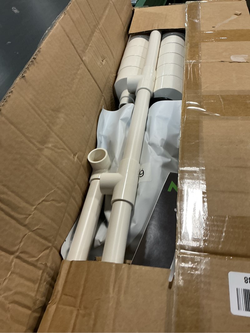 Condition photo showing Good Condition for VIVOSUN Hydroponic Grow Kit, 54 Plant Sites 6 Food-Grade PVC-U Pipes Hydroponics Planting System with Water Pump, Pump Timer, Nest Basket and Sponge for Leafy Vegetable 54(Wall mounted)