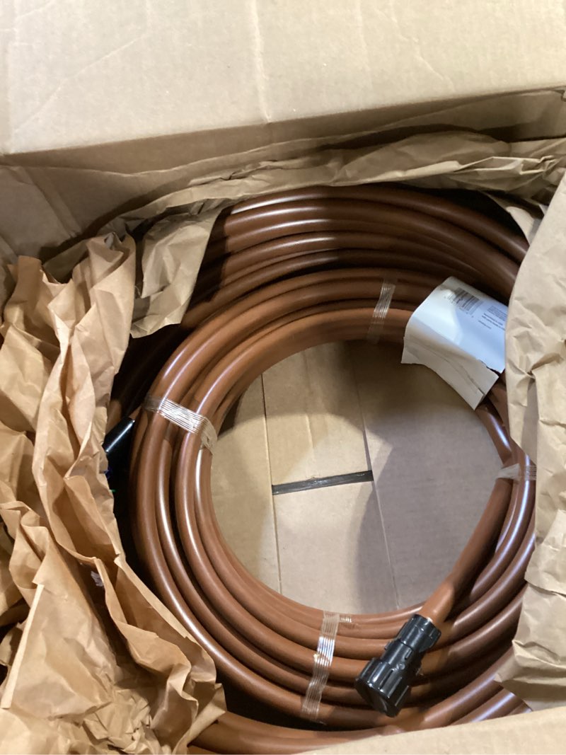 Condition photo showing Good Condition for raindrip sdt50p 5/8-inch drip irrigation supply tubing, 50-foot, with hose thread swivel adapter and end plug, for irrigation drippers, drip emitters and drip systems, made with polyethylene, brown