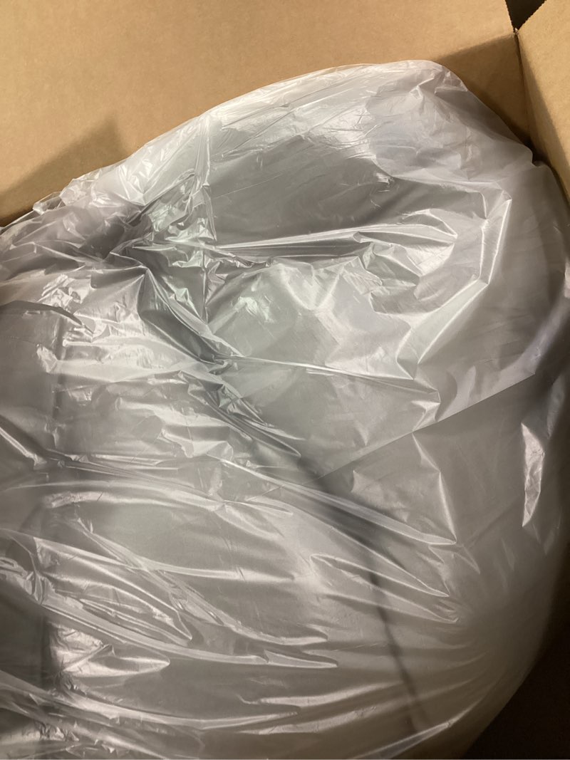 Condition photo showing Good Condition for Patio Egg Chair Cushion Replacement, Button Tufted Thick Outdoor Swing Chair Cushion with High Elasticity PP Cotton and Skin-Friendly Fabric, Hammock Cushion for Porch Furniture (Only Cushion) Dark Grey