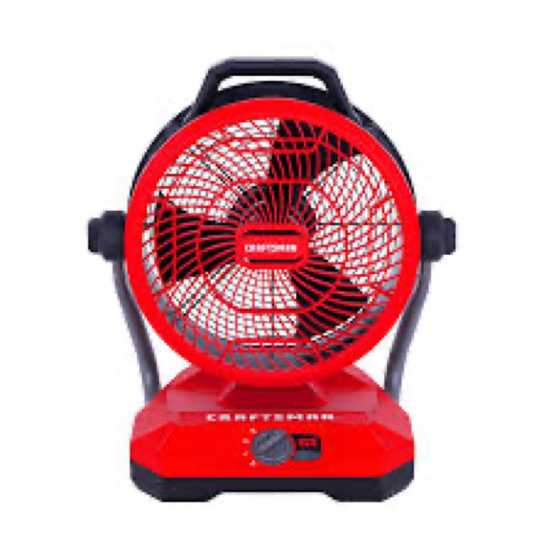  craftsman 12-in 20 -volt 3 -speed high velocity indoor red and black industrial 
