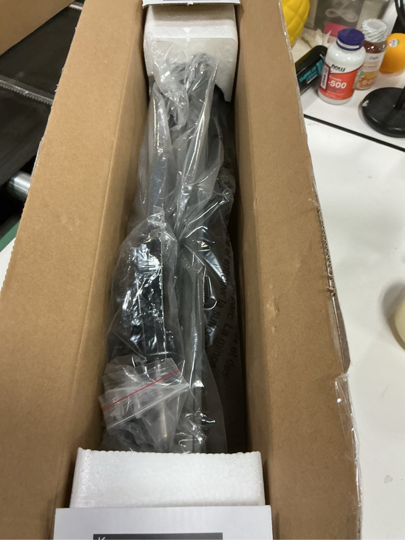 Condition photo showing As Is for Kenmore Electric Griddle - Nonstick 10x18" Pan, External Temperature Control, Grill Bacon, Eggs, Pancakes, Crepes, Tortillas, Easy Clean Countertop Cooking Kitchen Appliance Removable Drip Tray