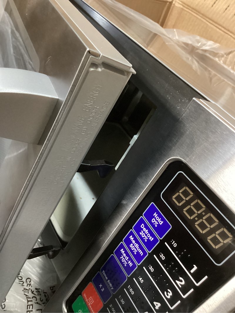 Condition photo showing As Is for waring commercial medium duty microwave oven - 0.9 cubic ft