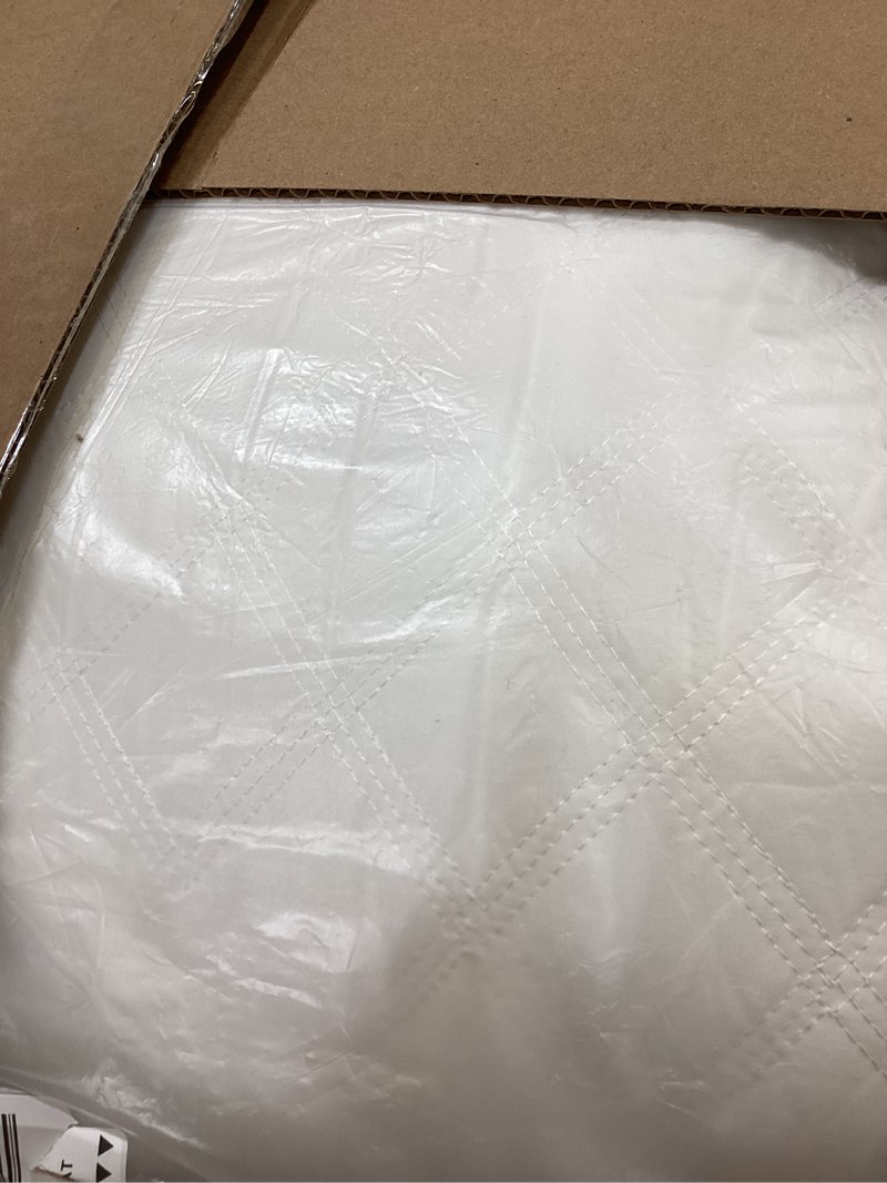 Condition photo showing As Is for oubonun premium adjustable loft quilted body pillows - firm and fluffy - quality plush - down alternative - head support pillow - 21"x54" white-gray side