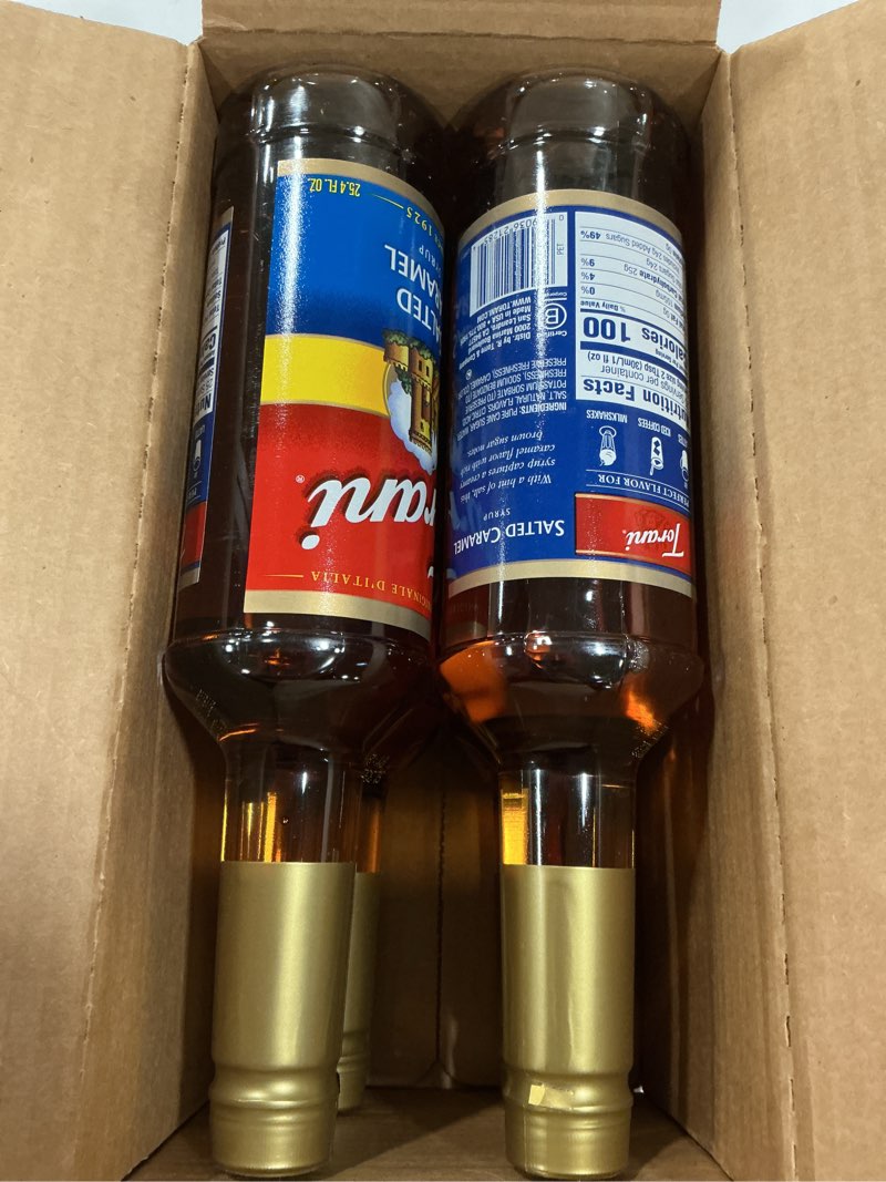 Condition photo showing New/Like New for Torani Flavored Drink Syrup Beyond Basic Variety Pack, Dragon Fruit, Lavender, Vanilla & French Vanilla, 25.4 fl oz (Set of 4) Dragon Fruit, Lavendar, Vanilla, French Vanilla 25.4 Fl Oz (Pack of 4)