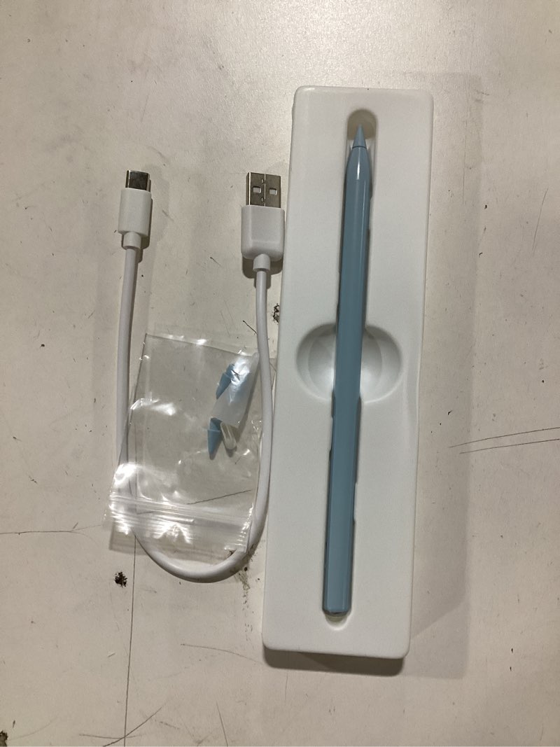 Condition photo showing Good Condition for Stylus Pen for iPad(2018-2025)-2X Faster Charge with Tilt Sensitivity & Palm Rejection for iPad 11/10/9/8/7/6th Gen, Air 7/6/5/4/3/M3/M2, Pro 13"/12.9"/11"/M4, Mini 7/6/5th, White
