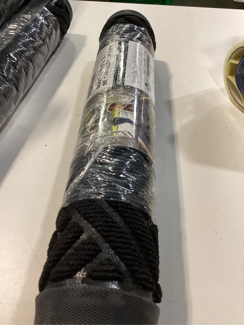 Condition photo showing New/Like New for BEHERO Front Door Mat Indoor Outdoor Entrance, 29.5x17 Inch, Welcome Mat for Entryway, Stain and Fade Resistant, Heavy Duty Absorbent Door Mat, Non Slip Door Mats Outdoor, Entry Doormat, Black 1'5" x 2'6" (Rectangular) Black