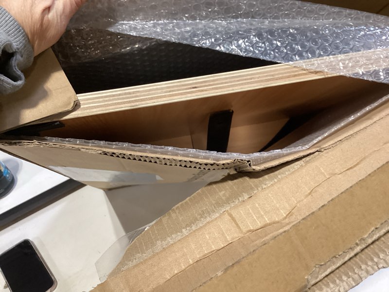 Condition photo showing Good Condition for strongtek professional wooden balance board, rocker board, wood standing desk accessory, balancing board for under desk, anti slip roller, core strength, stability, office wobble boards extra large-advanced-360° rotation